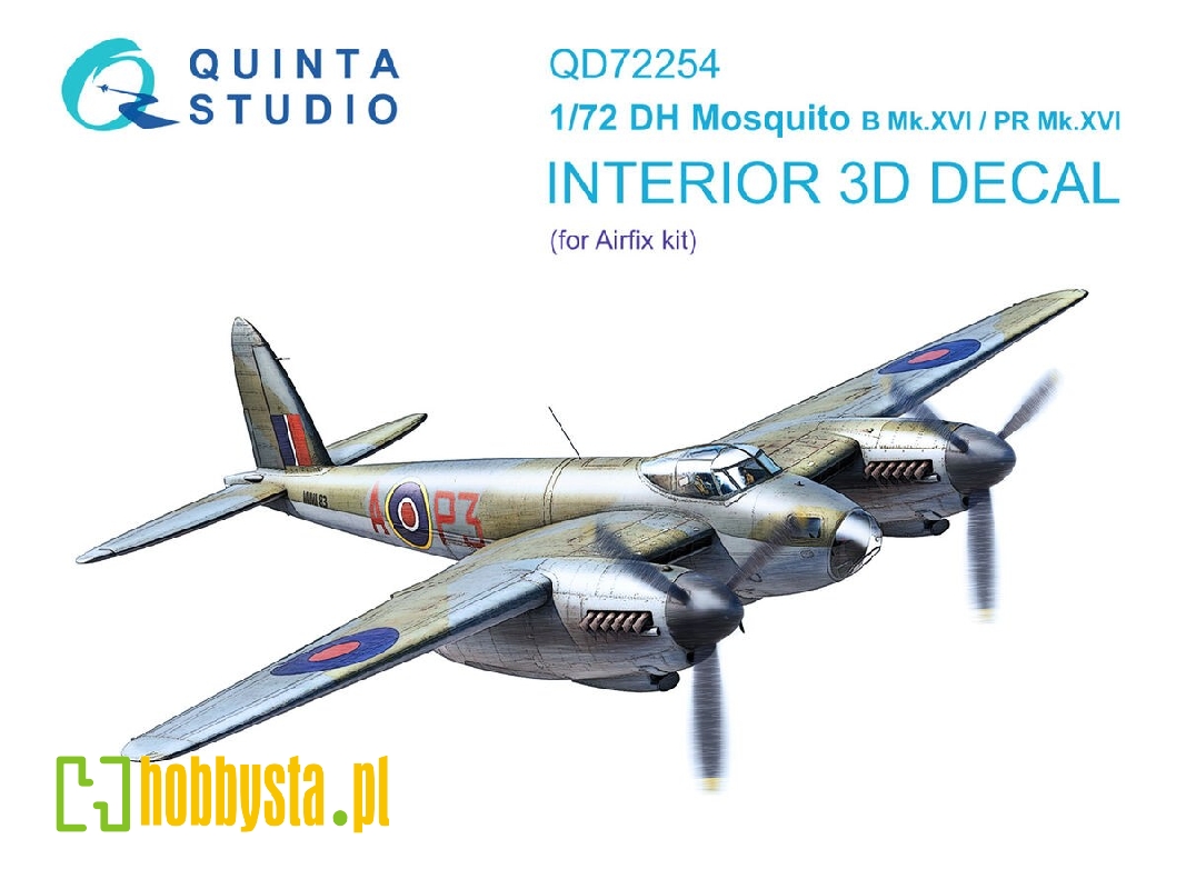 De Havilland Mosquito B Mk.Xvi / Pr.Xvi - 3d-printed & Coloured Interior With 3d-printed Resin Parts (For Airfix Kits) - zdjęci