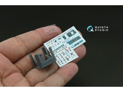 Mig-21 Mf (Moscov Plant) - 3d-printed & Coloured Interior With 3d-printed Resin Parts (For Eduard Kits) - zdjęcie 2