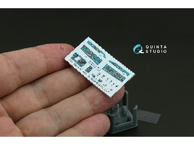 Mig-21 Mf (Moscov Plant) - 3d-printed & Coloured Interior With 3d-printed Resin Parts (For Eduard Kits) - zdjęcie 4