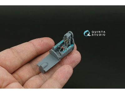 Mig-21 Mf (Moscov Plant) - 3d-printed & Coloured Interior With 3d-printed Resin Parts (For Eduard Kits) - zdjęcie 8