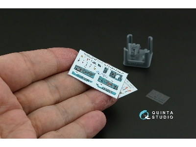 Mig-21 Mf (Gorkiy Plant) - 3d-printed & Coloured Interior With 3d-printed Resin Parts (For Eduard Kits) - zdjęcie 3