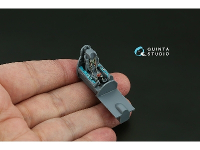 Mig-21 Mf (Gorkiy Plant) - 3d-printed & Coloured Interior With 3d-printed Resin Parts (For Eduard Kits) - zdjęcie 8