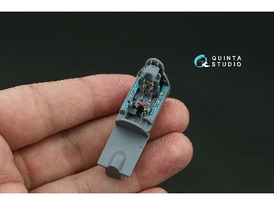 Mig-21 Mf (Gorkiy Plant) - 3d-printed & Coloured Interior With 3d-printed Resin Parts (For Eduard Kits) - zdjęcie 9