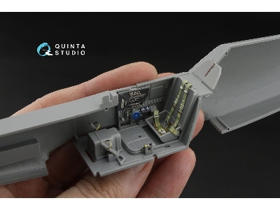Messerschmitt Bf-109 F-2 / F-4 - 3d-printed & Coloured Interior On Decal Paper (For Hasegawa And Hobby 2000 Kits) - zdjęcie 1
