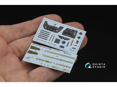 Messerschmitt Bf-109 F-2 / F-4 - 3d-printed & Coloured Interior On Decal Paper (For Hasegawa And Hobby 2000 Kits) - zdjęcie 3