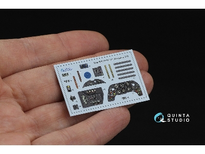 Messerschmitt Bf-109 F-2 / F-4 - 3d-printed & Coloured Interior On Decal Paper (For Hasegawa And Hobby 2000 Kits) - zdjęcie 4