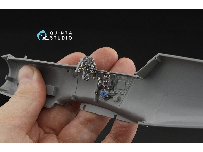 Messerschmitt Bf-109 F-2 / F-4 - 3d-printed & Coloured Interior On Decal Paper (For Hasegawa And Hobby 2000 Kits) - zdjęcie 9