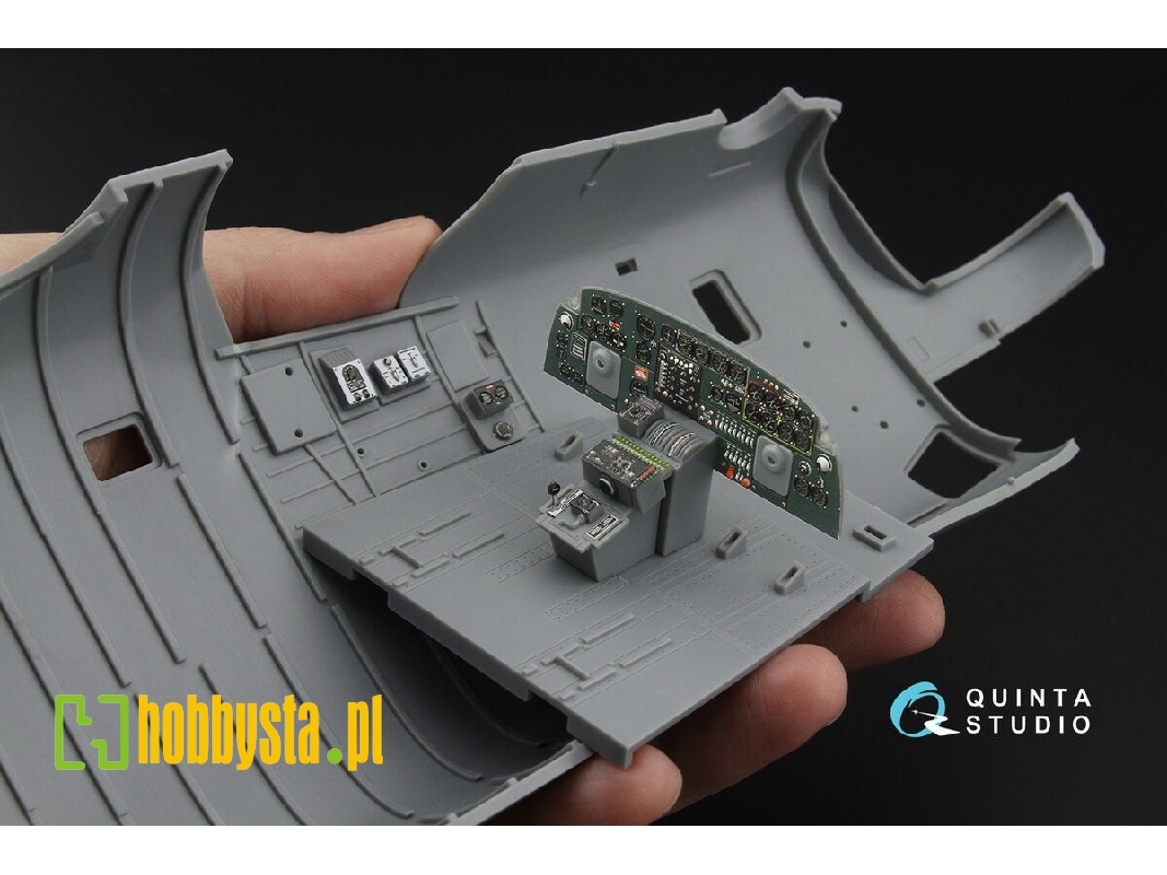 Consolidated B-24 D/J Liberator - Pilot's Compartment 3d-printed & Coloured Interior On Decal Paper (For Hobby Boss Kits) - zdjÄ