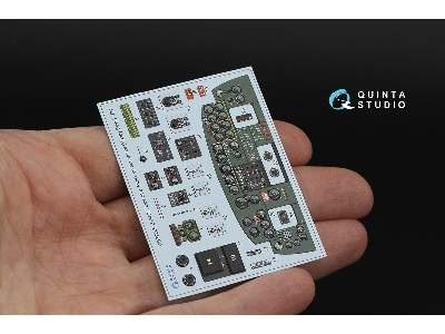 Consolidated B-24 D/J Liberator - Pilot's Compartment 3d-printed & Coloured Interior On Decal Paper (For Hobby Boss Kits) - zdjÄ