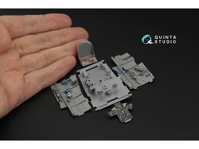 Nakajima Ki-84 Hayate - 3d-printed & Coloured Interior (For Hasegawa Kits) - zdjęcie 5