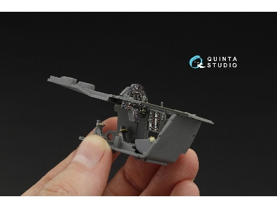 Messerschmitt Bf-109 K-4 - 3d-printed & Coloured Interior (For Kotare Kits) - zdjęcie 9
