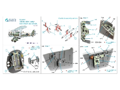 Henschel Hs 123 A-1 Early - 3d-printed & Coloured Interior (For Icm Kits) - zdjęcie 10