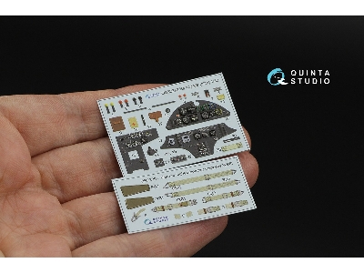 Henschel Hs 123 A-1 Late / B - 3d-printed & Coloured Interior (For Icm Kits) - zdjęcie 2