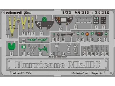  Hurricane Mk. IIC 1/72 - Revell - blaszki - zdjęcie 1