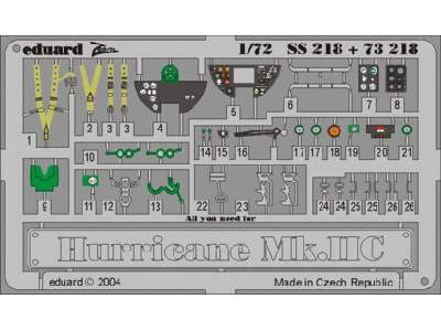  Hurricane Mk. IIC 1/72 - Revell - blaszki - zdjęcie 1