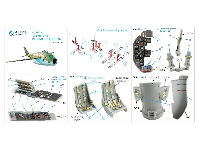 Messerschmitt Me P.1101 - 3d-printed & Coloured Interior (For Das Werk Kits) - zdjęcie 10
