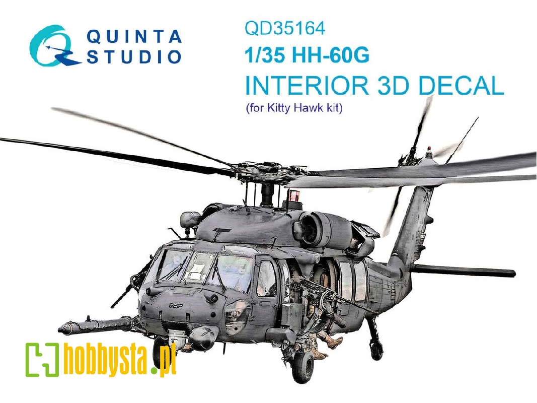 Sikorsky Hh-60 G Pave Hawk - 3d-printed & Coloured Interior (For Kitty Hawk Kits) - zdjęcie 1