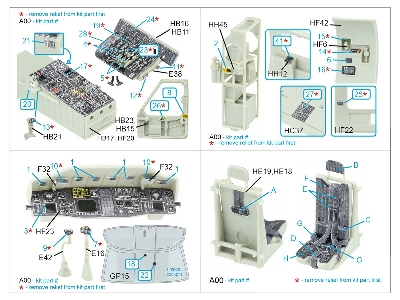 Sikorsky Hh-60 H Rescue Hawk - 3d-printed & Coloured Interior (For Kitty Hawk Kits) - zdjęcie 3