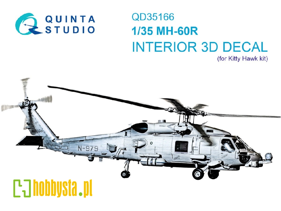 Sikorsky МН-60 R Seahawk - 3d-printed & Coloured Interior (For Kitty Hawk Kits) - zdjęcie 1