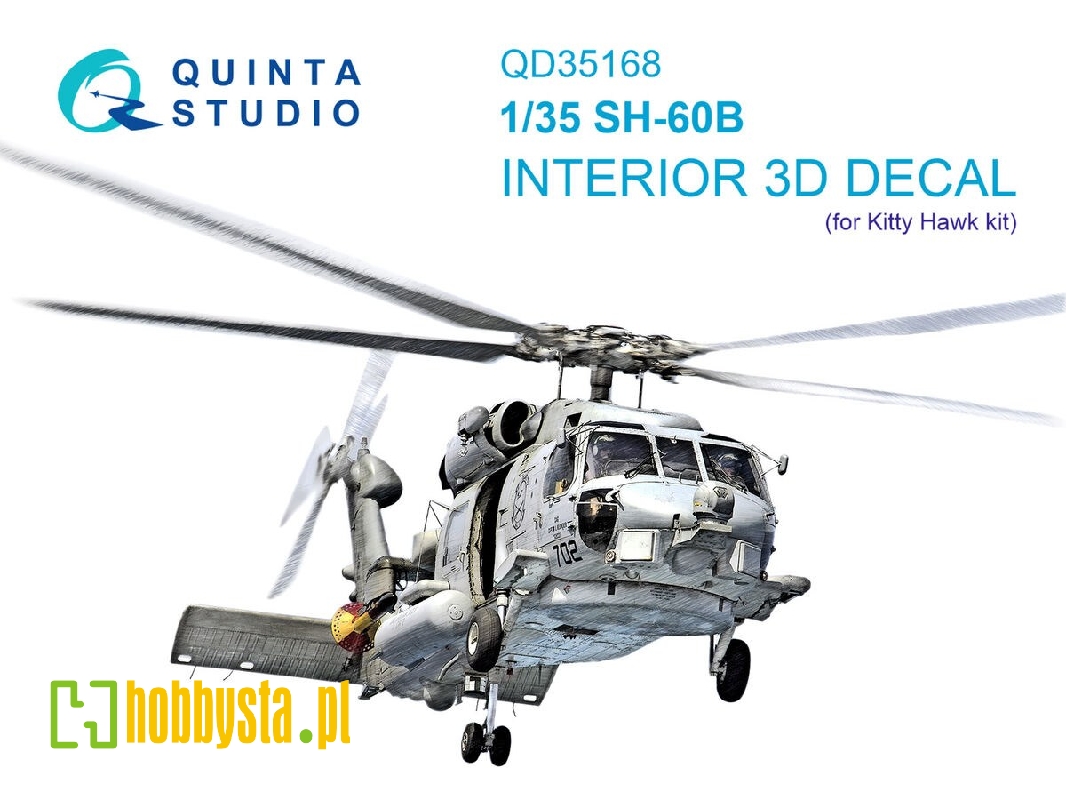 Sikorsky SН-60 B Seahawk - 3d-printed & Coloured Interior (For Kitty Hawk Kits) - zdjęcie 1