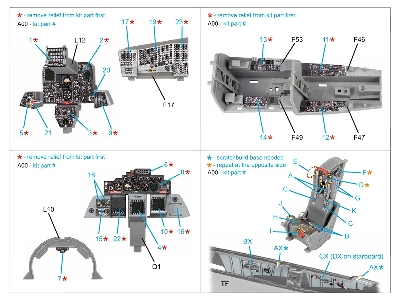 Mcdonell Douglas F-4 E 2020 Terminator - 3d-printed & Coloured Interior (For Meng Kits) - zdjęcie 11