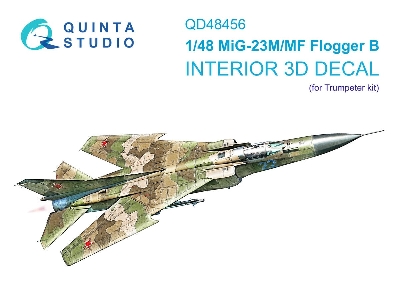 Mig-23 M / Mf - 3d-printed & Coloured Interior (For Trumpeter Kits) - zdjęcie 1