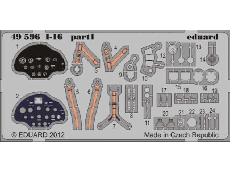 I-16 1/48 - Eduard - blaszki - zdjęcie 1 I-16 1/48 - Eduard - blaszki - zdjęcie 1