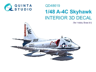 Douglas A-4 C Skyhawk - 3d-printed & Coloured Interior (For Hobby Boss Kits) - zdjęcie 1
