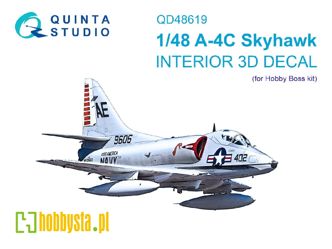 Douglas A-4 C Skyhawk - 3d-printed & Coloured Interior (For Hobby Boss Kits) - zdjęcie 1