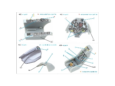 Douglas A-4 C Skyhawk - 3d-printed & Coloured Interior (For Hobby Boss Kits) - zdjęcie 11