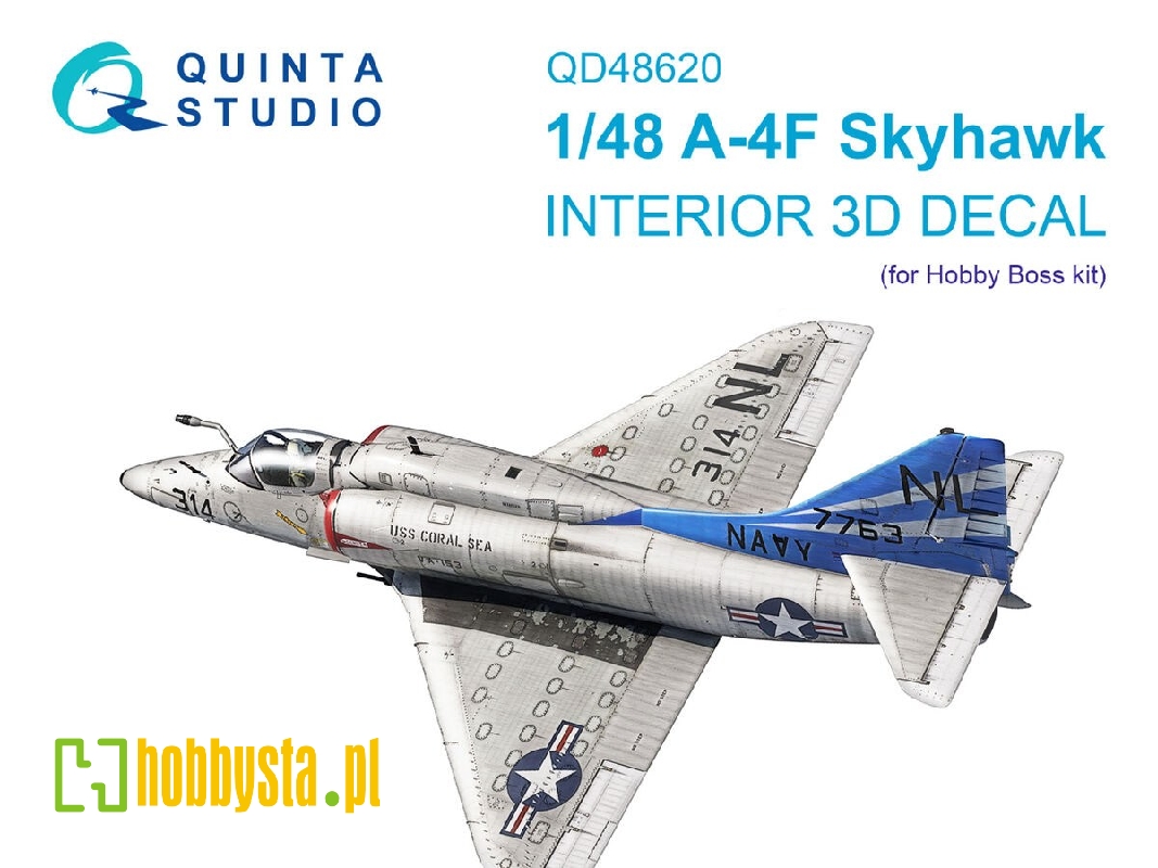 Douglas A-4 F Skyhawk - 3d-printed & Coloured Interior (For Hobby Boss Kits) - zdjęcie 1