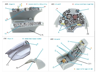 Douglas A-4 F Skyhawk - 3d-printed & Coloured Interior (For Hobby Boss Kits) - zdjęcie 11