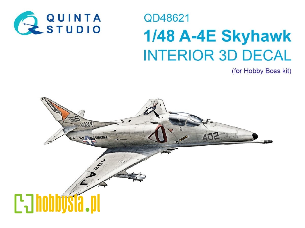 Douglas A-4 E Skyhawk - 3d-printed & Coloured Interior (For Hobby Boss Kits) - zdjęcie 1