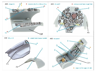 Douglas A-4 E Skyhawk - 3d-printed & Coloured Interior (For Hobby Boss Kits) - zdjęcie 11