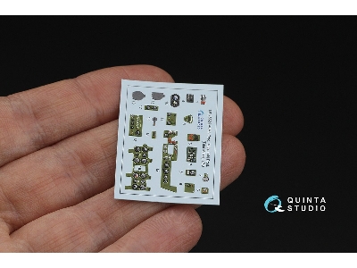 A6m5 Zero Mitsubishi Prod. - 3d-printed & Coloured Interior On Decal Paper (For Fine Molds Kits) - zdjęcie 6