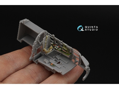 A6m5 Zero Mitsubishi Prod. - 3d-printed & Coloured Interior On Decal Paper (For Fine Molds Kits) - zdjęcie 8