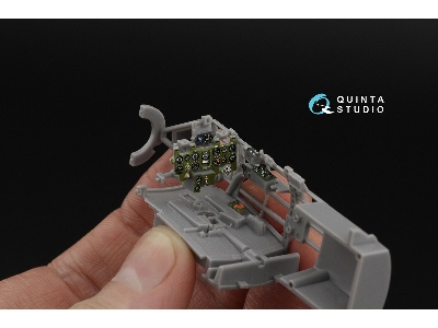 A6m5 Zero Mitsubishi Prod. - 3d-printed & Coloured Interior On Decal Paper (For Fine Molds Kits) - zdjęcie 10