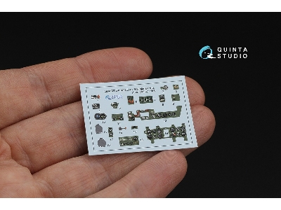 A6m5 Zero, Nakajima Prod. - 3d-printed & Coloured Interior On Decal Paper (For Fine Molds Kits) - zdjęcie 5