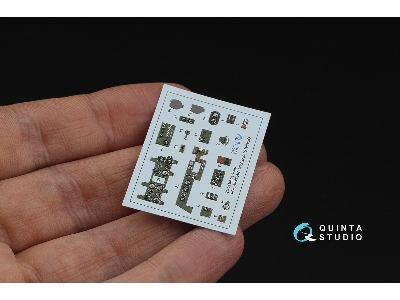 A6m5 Zero, Nakajima Prod. - 3d-printed & Coloured Interior On Decal Paper (For Fine Molds Kits) - zdjęcie 6