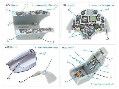 Douglas A-4 M Skyhawk - 3d-printed & Coloured Interior (For Hobby Boss Kits) - zdjęcie 10
