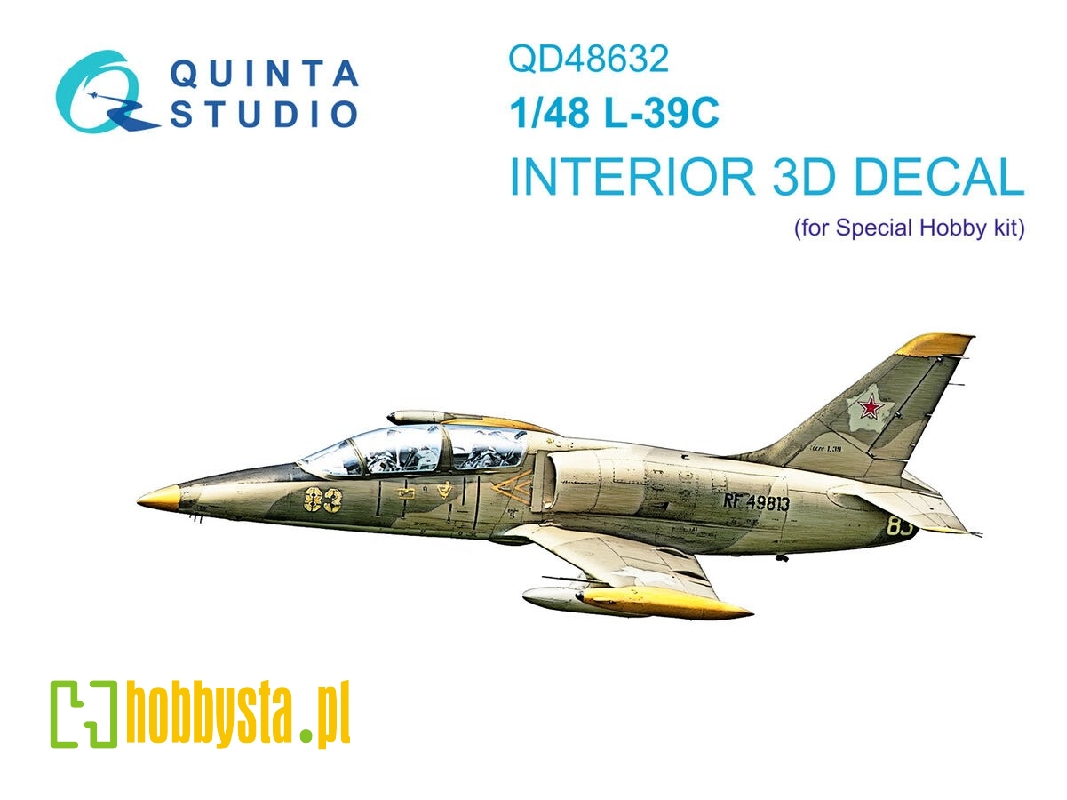 Aero L-39 C - 3d-printed & Coloured Interior (For Special Hobby Kits) - zdjęcie 1