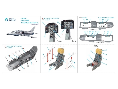 Aero L-39 Za - 3d-printed & Coloured Interior (For Special Hobby Kits) - zdjęcie 9