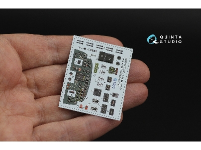 Consolidated  B-24 D/J Liberator - Pilot's Compartment - 3d-printed & Coloured Interior (For Hobby Boss Kits) - zdjęcie 3