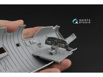 Consolidated  B-24 D/J Liberator - Pilot's Compartment - 3d-printed & Coloured Interior (For Hobby Boss Kits) - zdjęcie 7