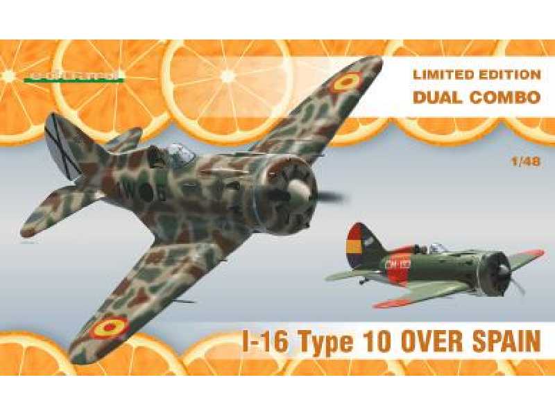 I-16 Type 10 over Spain DUAL COMBO 1/48 - samolot - zdjęcie 1 I-16 Type 10 over Spain DUAL COMBO 1/48 - samolot - zdjęcie 1