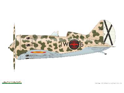  I-16 Type 10 over Spain DUAL COMBO 1/48 - samolot - zdjęcie 3