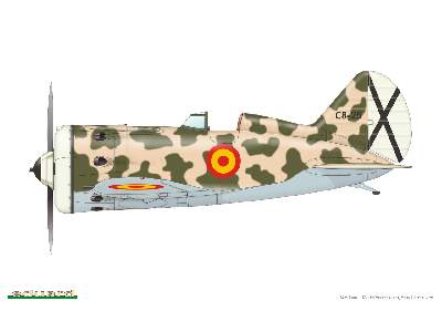  I-16 Type 10 over Spain DUAL COMBO 1/48 - samolot - zdjęcie 5