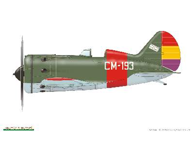  I-16 Type 10 over Spain DUAL COMBO 1/48 - samolot - zdjęcie 6