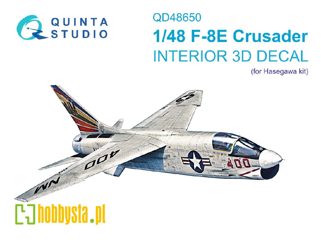Vought F-8 E Crusader - 3d-printed & Coloured Interior (For Hasegawa And Hobby 2000 Kits) - zdjęcie 1