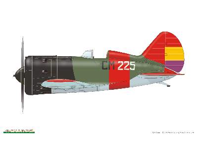  I-16 Type 10 over Spain DUAL COMBO 1/48 - samolot - zdjęcie 8